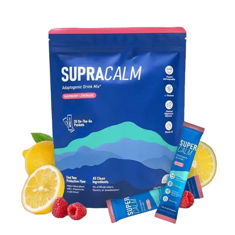 Calming magnesium powder beverage